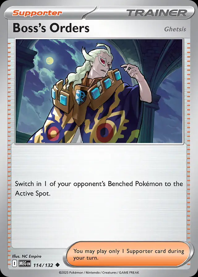 Mega Evolution Boss's Orders (Ghetsis) #114/132